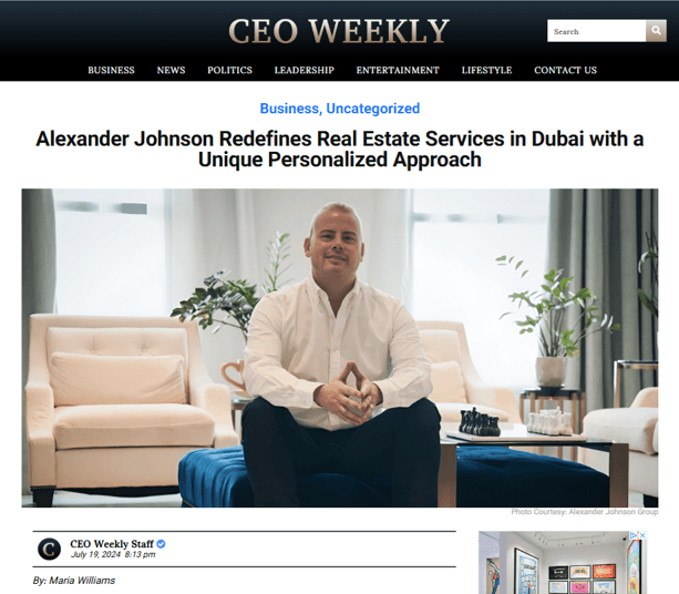 CEO Weekly interview with Alex Johnson