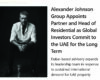 Alexander Johnson Group Appoints Partner and Head of Residential as Global Investors Commit to the UAE for the Long Term
